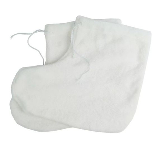 Socks for paraffin therapy TUFI profi PREMIUM terry white - Фото №1