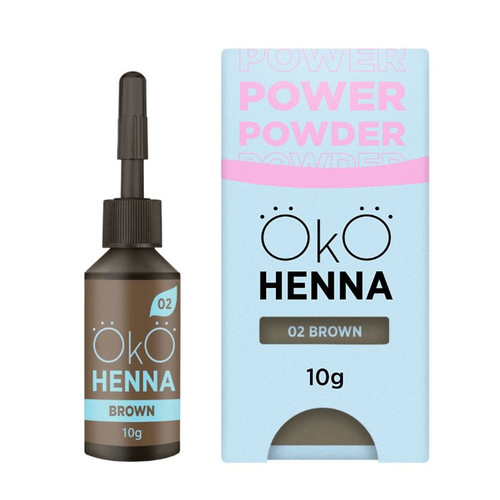 Хна для бровей Henna OKO, 02 Brown, 10 g