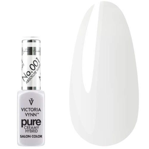 Гель лак Victoria Vynn  PURE CREAMY HYBRID 001 Absolute White