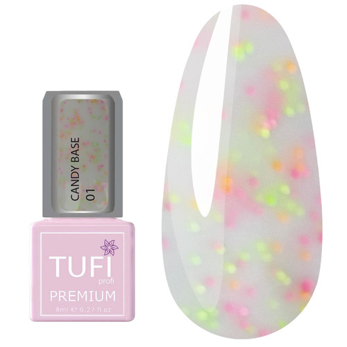 База TUFI profi PREMIUM Candy Base 01 мільфей 8 мл (0295669) - Фото №1