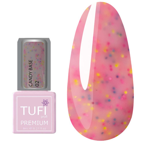 База TUFI profi PREMIUM Candy Base 02 макарун 8 мл (0295673) - Фото №1