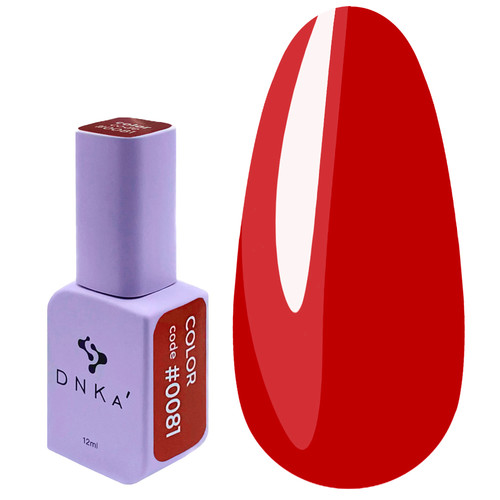 Гель-лак DNKa №0081 красный 12 мл (GPDC0081)