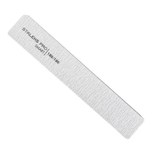 Wide mineral straight nail file SMART 180/180 grit 5 pcs set