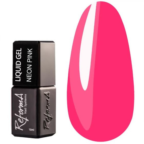 Гель REFORMA Liquid Gel Neon Pink 10 мл - Фото №1