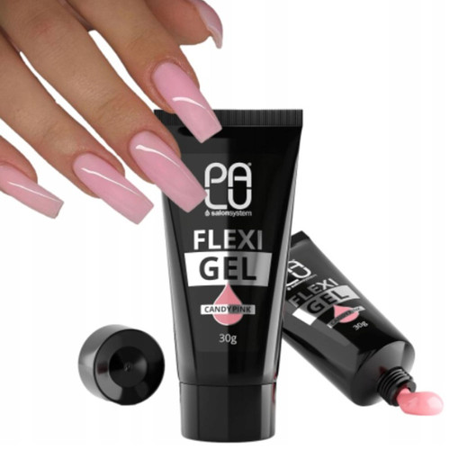 ​Building gel PALU Flexi Gel Candy Pink pink 30 g - Фото №3