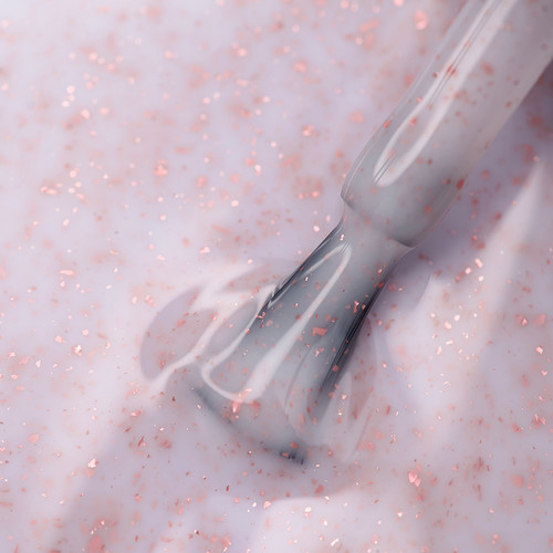 База Dark Pro Base Pink Potal 1 розовый с поталью, 15 ml - Фото №2