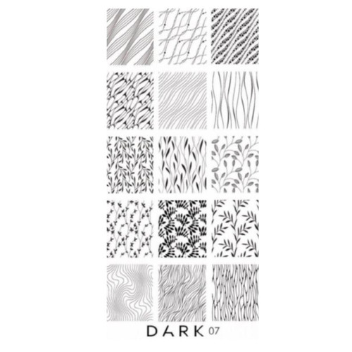 Пластина для стемпинга DARK 07