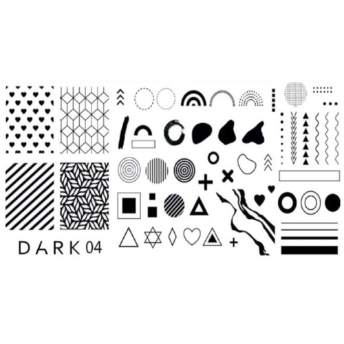 Пластина для стемпинга DARK 04