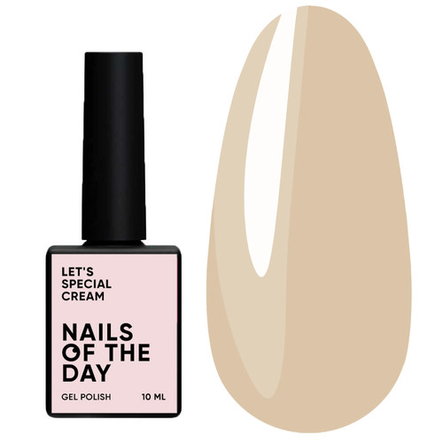 Гель-лак NAILSOFTHEDAY Let's special cream, 10 ml - Фото №1