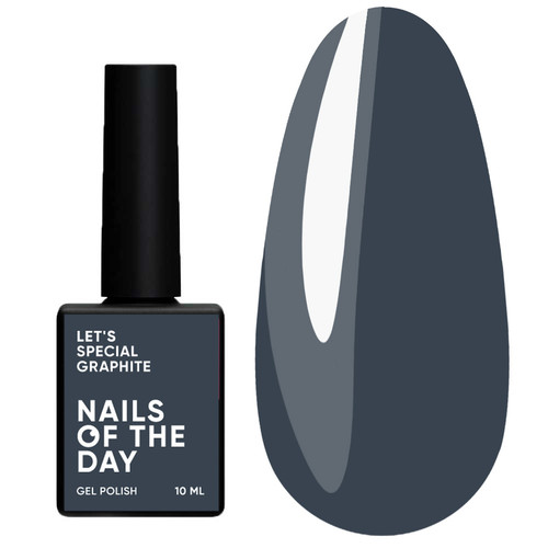 Гель-лак NAILSOFTHEDAY Let's special graphite, 10 ml - Фото №1