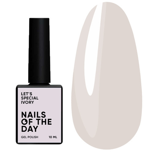 Гель-лак NAILSOFTHEDAY Let's special ivory, 10 ml - Фото №1