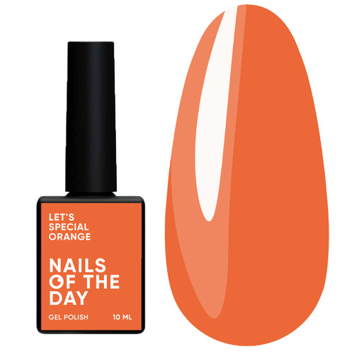 Гель-лак NAILSOFTHEDAY Let's special orange, 10 ml - Фото №1
