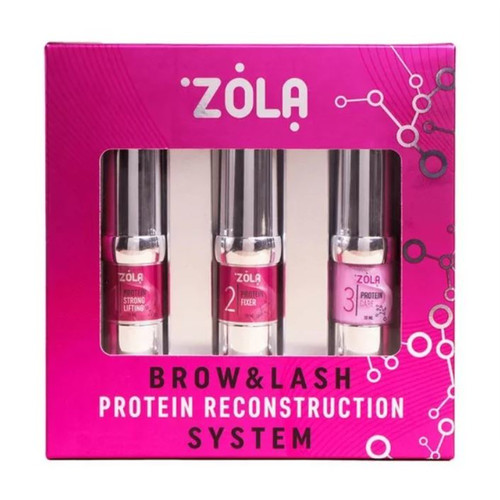 Set for lamination ZOLA Brow&Lash Protein Reconstruction System - Фото №2