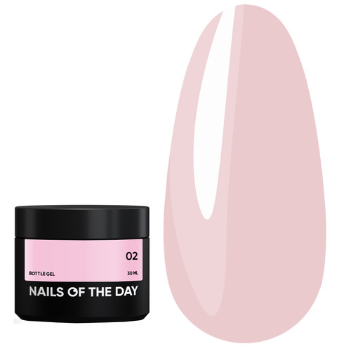Гель NAILSOFTHEDAY, 02 розовый, 30 мл