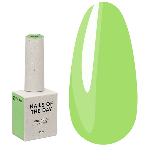 Gel NAILSOFTHEDAY Bottle gel 06 green, 10 ml - Фото №1
