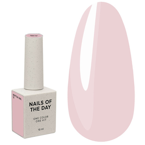 Gel NAILSOFTHEDAY Bottle gel 12 light pink, 10 ml - Фото №1