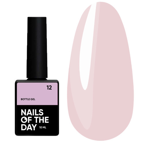 Gel NAILSOFTHEDAY Bottle gel 12 light pink, 10 ml - Фото №1