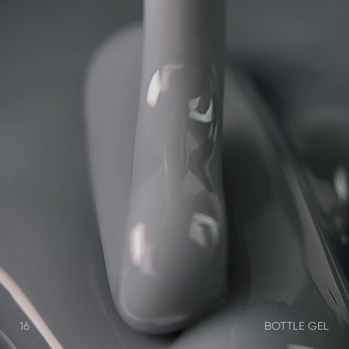 Gel NAILSOFTHEDAY Bottle gel 16 gray, 10 ml - Фото №2
