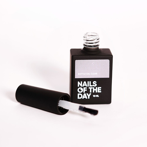 Gel NAILSOFTHEDAY Bottle gel clear, 10 ml - Фото №2