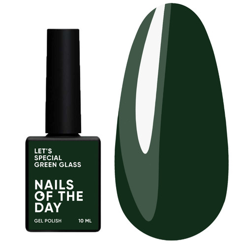 Гель-лак NAILSOFTHEDAY Let's special green glass, 10 ml