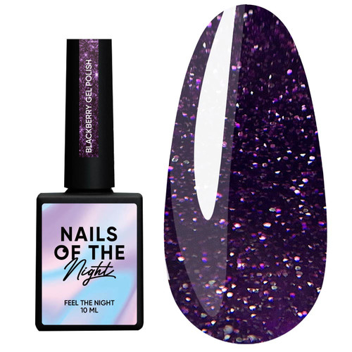 Гель-лак NAILSOFTHENIGHT Blackberry, 10 ml - Фото №1
