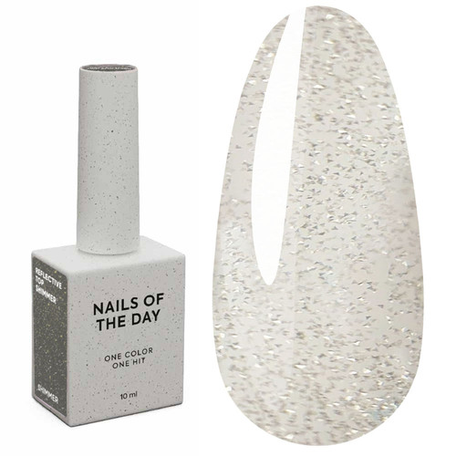 Топ NAILSOFTHENIGHT Reflective top Shimmer, 10 ml - Фото №1