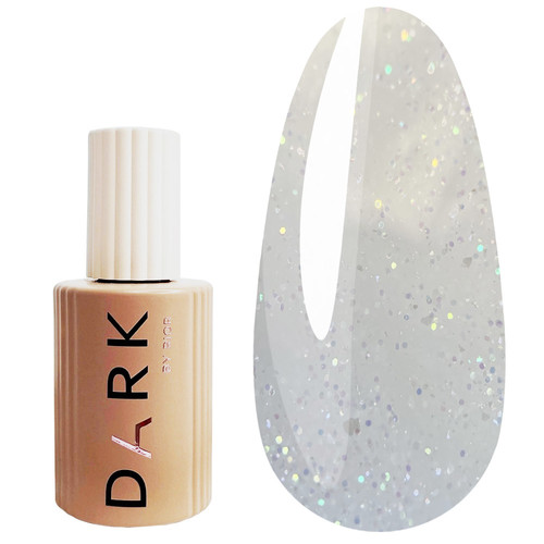 База DARK PRO base Shine 02 молочный с блестками 15 мл - Фото №1