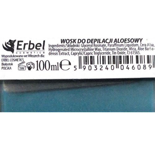 Воск в кассете Erbel Aloesowy 100 ml - Фото №2