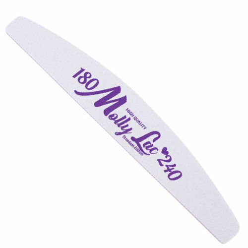Nail file Safe Package MollyLac boat purple central 180/240 - Фото №1