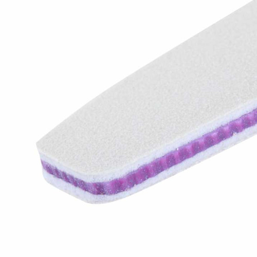 Nail file Safe Package MollyLac boat purple central 180/240 - Фото №3