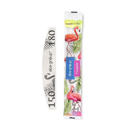 Nail file safe package Aba Group Crescent 150/180 STANDARD - FLAMING, 1 pс - Фото №2