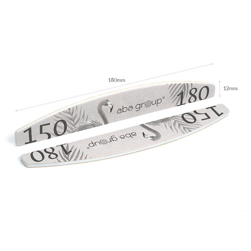 Nail file safe package Aba Group Crescent 150/180 STANDARD - FLAMING, 1 pс - Фото №4
