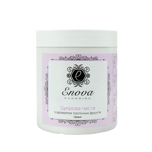 Сахарная паста Enova розовая с тропическими фруктами (средняя) 700 г