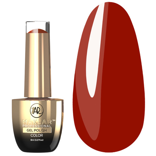 Гель-лак MAKEAR Red Love Limited 794 оранжево-красный 8 мл - Фото №1