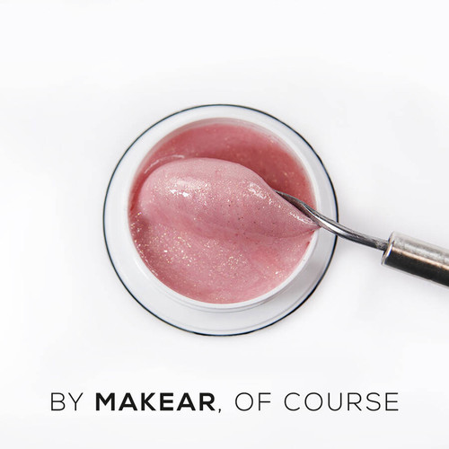 Gel for extensions MAKEAR Gel&Go GG22 Glitter Pink 15 ml - Фото №2