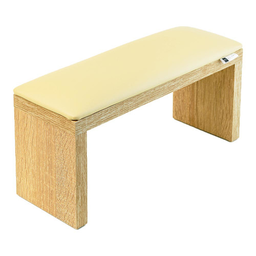 Подлокотник ECOSTAND Wood бежевый на бежевых ножках 320х160х110 мм - Фото №1