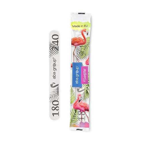 Nail file safe package Aba Group SIMPLE 180/240 SLIM - FLAMING - Фото №3