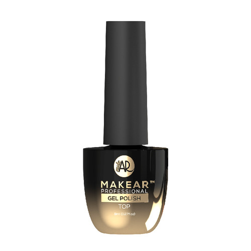 Топ для ногтей MAKEAR Top Hard Glass без липкого слоя 8 мл