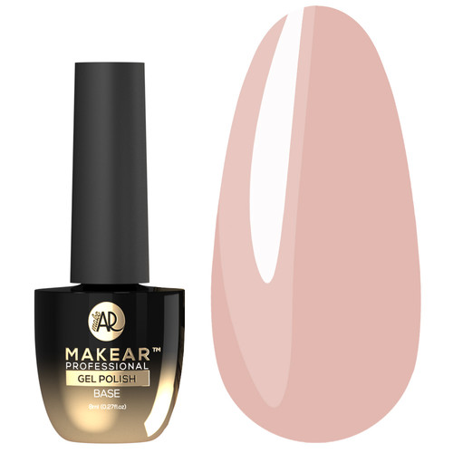 База для ногтей MAKEAR Nude Rubber Base NRB07 Warm Beige 8 мл - Фото №1