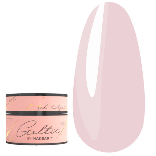 Gel for extensions MAKEAR Geltix GT01 Perfect Blush 15 ml - Фото №1