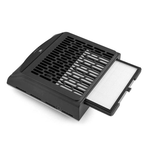 Вытяжка для маникюра с фильтром НЕРА BUCOS  V2 на 100W Графитовая + USB - Фото №3