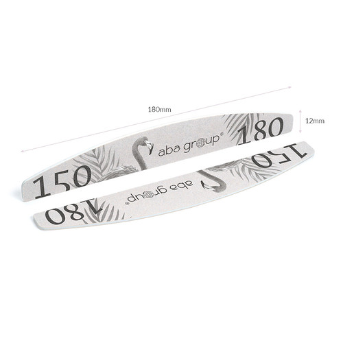 Nail file safe package Aba Group Half Moon 150/180 SLIM - FLAMING - Фото №4