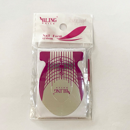 BLING nail extension forms 12 pcs. - Фото №3