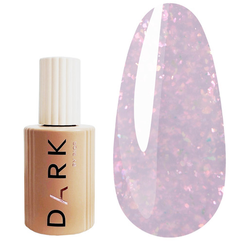 База DARK PRO base Shine 11 розовый с розовыми блестками 15 мл - Фото №1