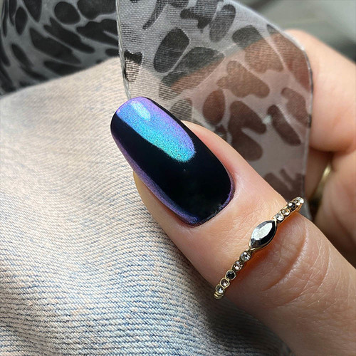 Втирка для ногтей Slowianka 05 Andromeda Turquoise 2 г - Фото №3