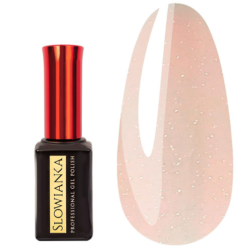 База для ногтей Slowianka 412 Sparkling Champagne Base 8 г - Фото №1