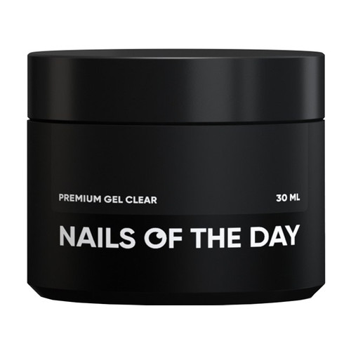 Builder gel NAILSOFTHEDAY Premium gel clear 30 ml - Фото №1