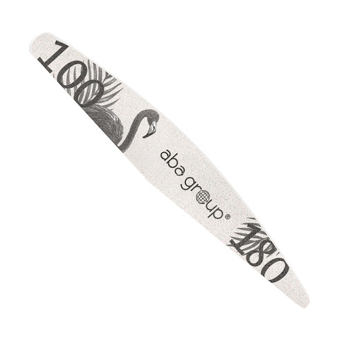 Nail file safe package Aba Group WINGS 100/180 SLIM - FLAMING 1 pcs - Фото №1