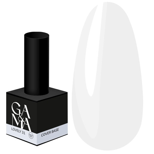 База для ногтей GA&MA Cover Base №031 Lovely 15 мл (формула одного слоя) (7701395) - Фото №1