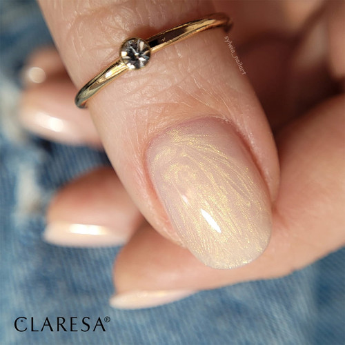 Builder gel CLARESA SOFT&EASY DANCING SPARKLES 12 g - Фото №4